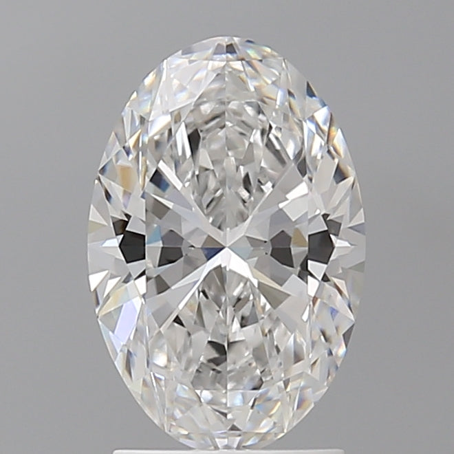 2.10 Carat Oval Shaped, Ideal Cut, E Color, VVS1 Clarity, IGI Certified Lab Grown Diamond