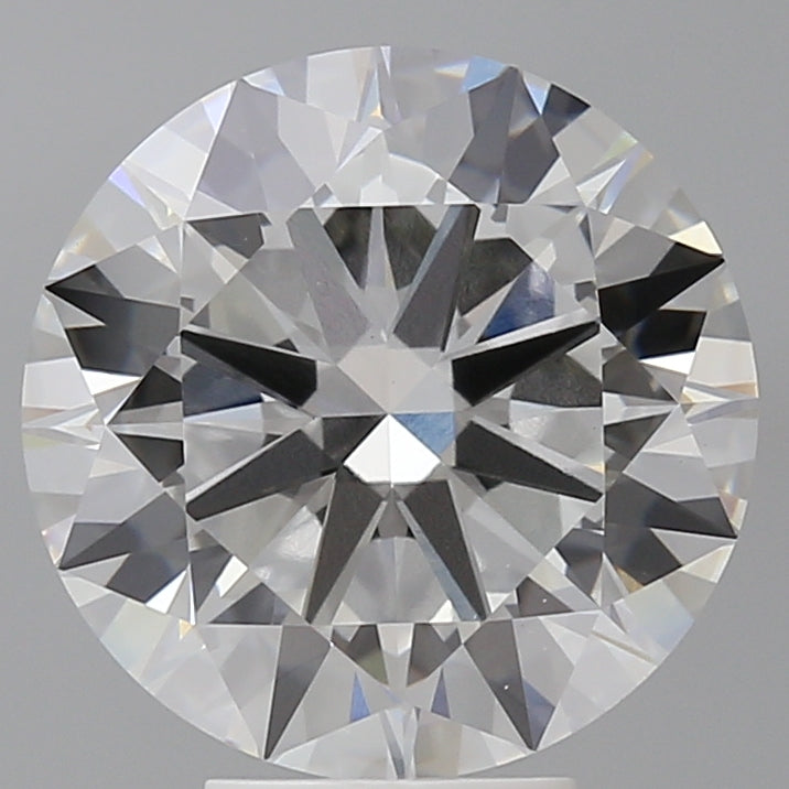 6.04 Carat Round Shaped, Excellent Cut, F Color, VS1 Clarity, IGI Certified Lab Grown Diamond