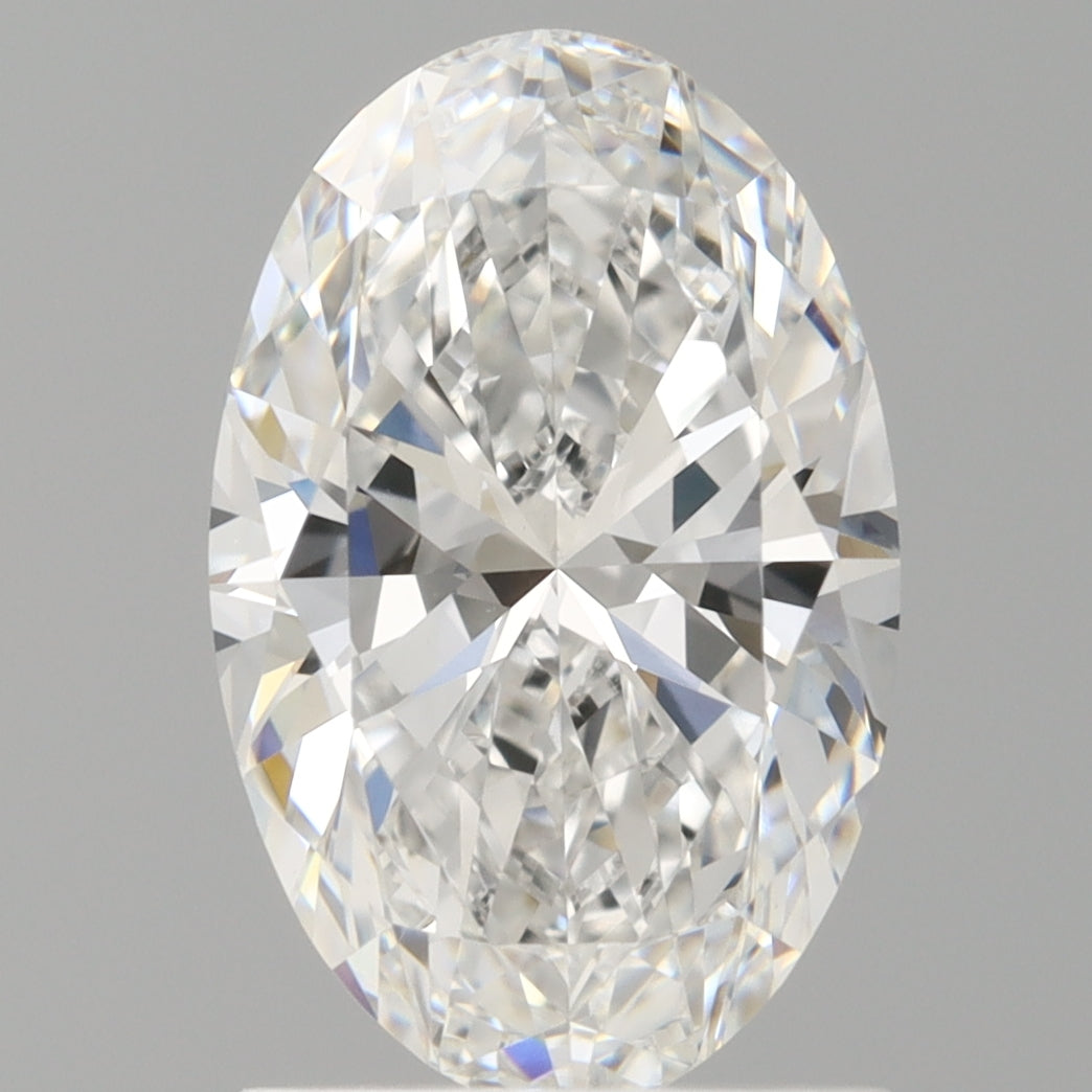 1.53 Carat Oval Shaped, Ideal Cut, D Color, VVS2 Clarity, IGI Certified Lab Grown Diamond