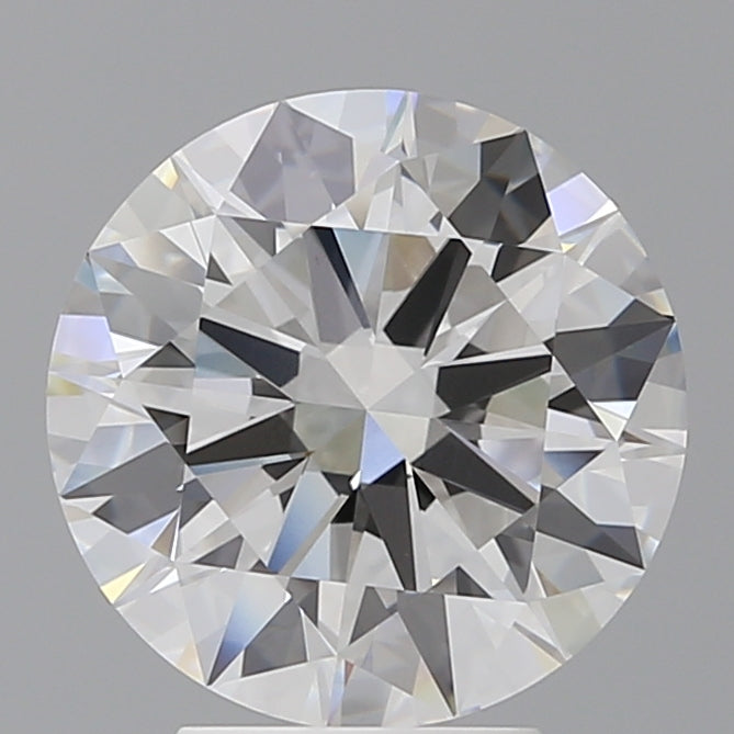 4.10 Carat Round Shaped, Ideal Cut, F Color, VVS2 Clarity, IGI Certified Lab Grown Diamond