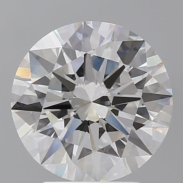 3.53 Carat Round Shaped, Excellent Cut, F Color, VVS2 Clarity, IGI Certified Lab Grown Diamond
