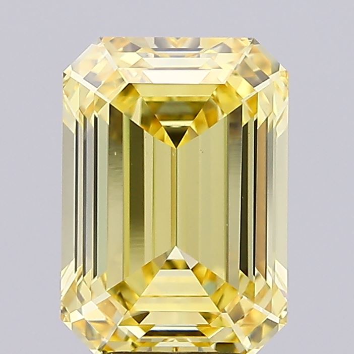 3.54 Carat Emerald Shaped, Ideal Cut, VS1 Clarity, IGI Certified Lab Grown Diamond