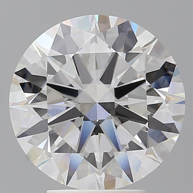 4.52 Carat Round Shaped, Excellent Cut, F Color, VVS2 Clarity, IGI Certified Lab Grown Diamond