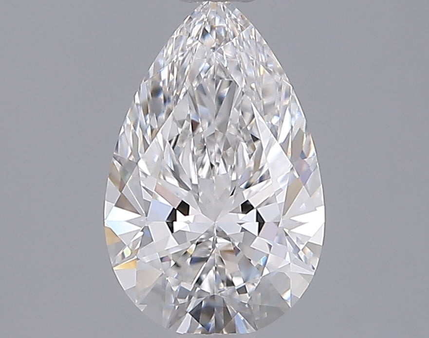 1.54 Carat Pear Shaped, Ideal Cut, D Color, VVS1 Clarity, IGI Certified Lab Grown Diamond