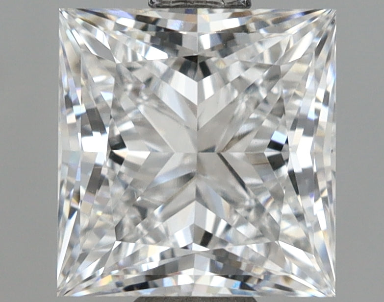 1.59 Carat Princess Shaped, Excellent Cut, D Color, VVS2 Clarity, IGI Certified Lab Grown Diamond