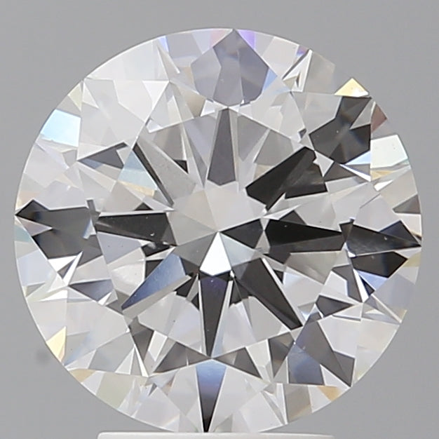 4.03 Carat Round Shaped, Excellent Cut, E Color, VVS2 Clarity, IGI Certified Lab Grown Diamond