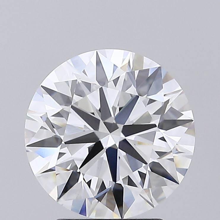 2.57 Carat Round Shaped, Ideal Cut, E Color, VVS2 Clarity, IGI Certified Lab Grown Diamond
