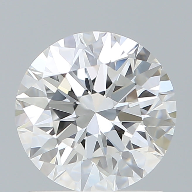 1.29 Carat Round Shaped, Excellent Cut, D Color, VVS2 Clarity, IGI Certified Lab Grown Diamond