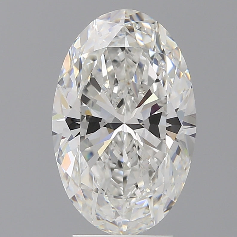 4.04 Carat Oval Shaped, Ideal Cut, F Color, VS2 Clarity, IGI Certified Lab Grown Diamond