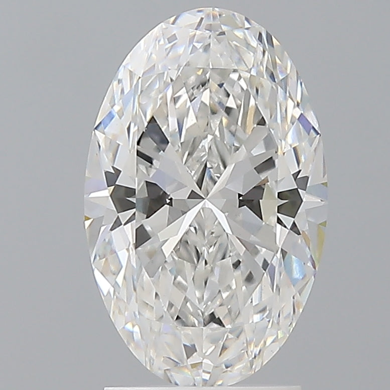 2.59 Carat Oval Shaped, Ideal Cut, E Color, VVS2 Clarity, IGI Certified Lab Grown Diamond