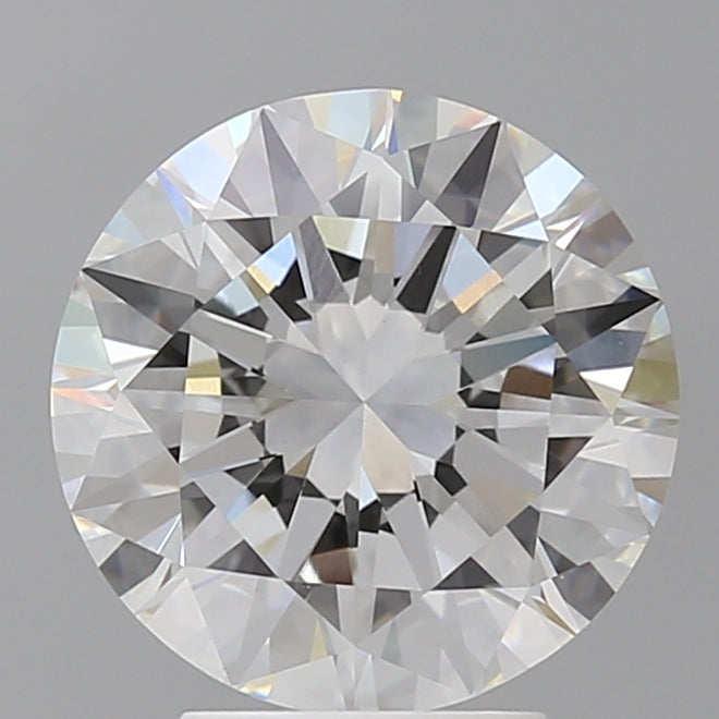 4.00 Carat Round Shaped, Excellent Cut, E Color, VVS2 Clarity, IGI Certified Lab Grown Diamond