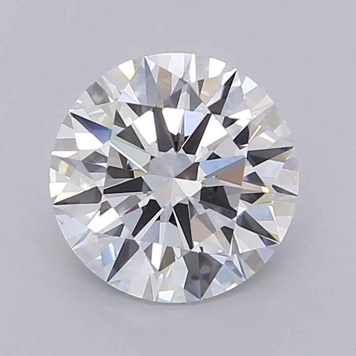 2.54 Carat Round Shaped, Ideal Cut, D Color, VVS2 Clarity, IGI Certified Lab Grown Diamond
