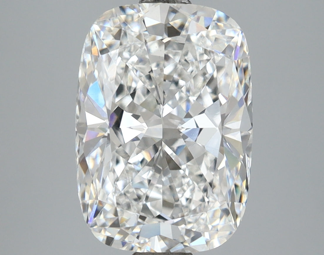 4.05 Carat Cushion Shaped, Ideal Cut, E Color, VVS2 Clarity, IGI Certified Lab Grown Diamond