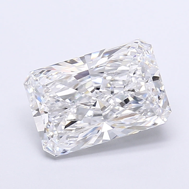 4.01 Carat Radiant Shaped, Very Good Cut, D Color, VS1 Clarity, IGI Certified Lab Grown Diamond