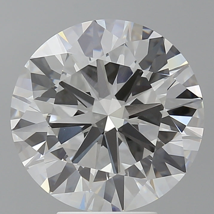 5.53 Carat Round Shaped, Ideal Cut, E Color, VVS2 Clarity, IGI Certified Lab Grown Diamond