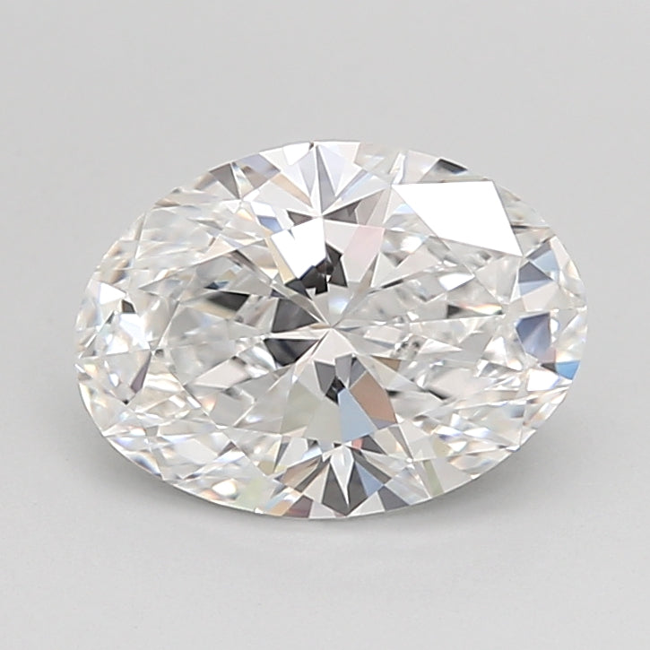 1.73 Carat Oval Shaped, Ideal Cut, D Color, VS1 Clarity, IGI Certified Lab Grown Diamond