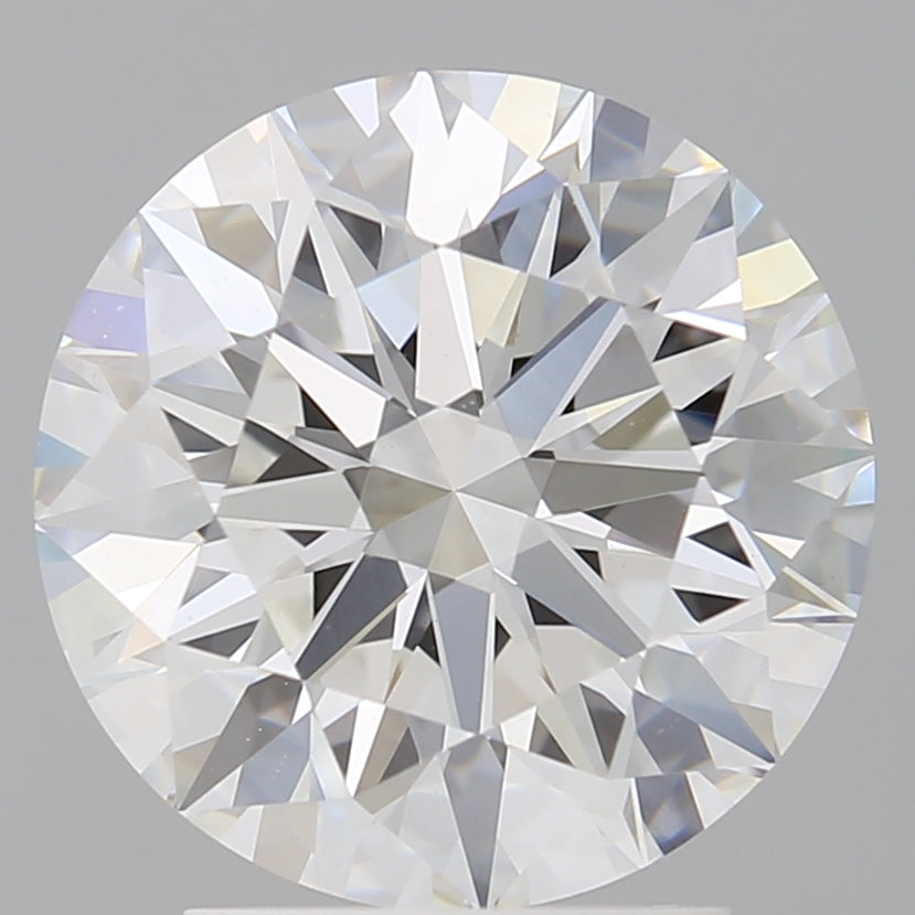 3.04 Carat Round Shaped, Ideal Cut, E Color, VVS2 Clarity, IGI Certified Lab Grown Diamond