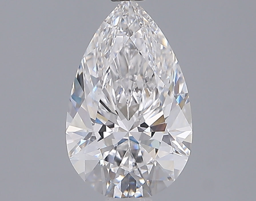 1.55 Carat Pear Shaped, Ideal Cut, D Color, VVS2 Clarity, IGI Certified Lab Grown Diamond