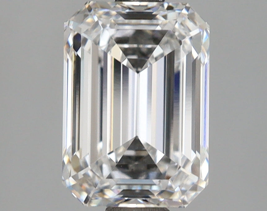 2.54 Carat Emerald Shaped, Ideal Cut, D Color, VVS1 Clarity, IGI Certified Lab Grown Diamond
