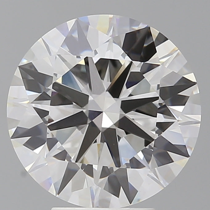 5.05 Carat Round Shaped, Ideal Cut, F Color, VVS2 Clarity, IGI Certified Lab Grown Diamond
