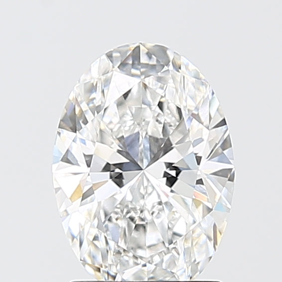 1.55 Carat Oval Shaped, Ideal Cut, D Color, VVS2 Clarity, IGI Certified Lab Grown Diamond