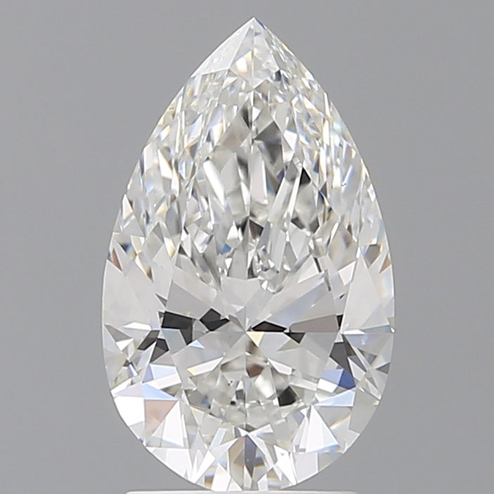 2.51 Carat Pear Shaped, Ideal Cut, E Color, VS1 Clarity, IGI Certified Lab Grown Diamond