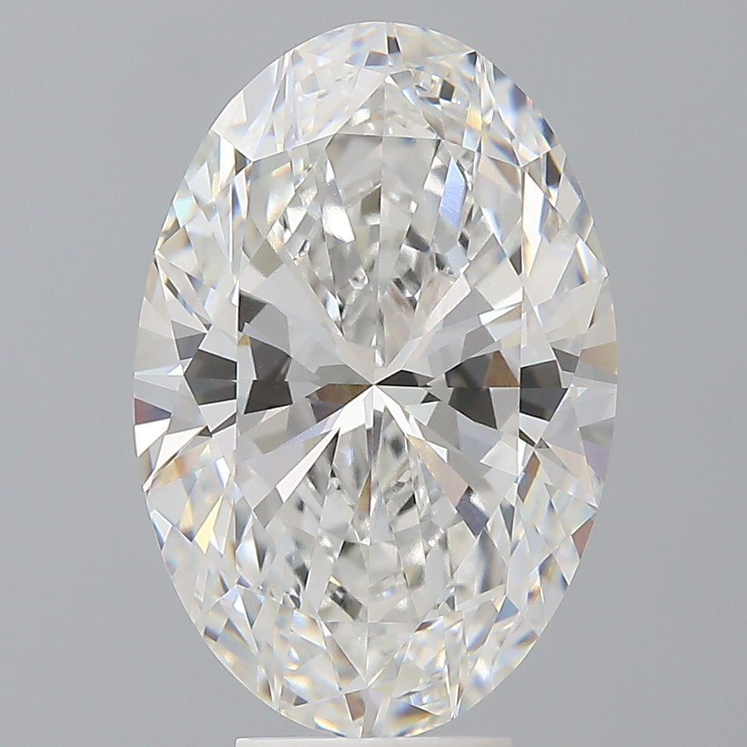 6.59 Carat Oval Shaped, Ideal Cut, E Color, VVS2 Clarity, IGI Certified Lab Grown Diamond