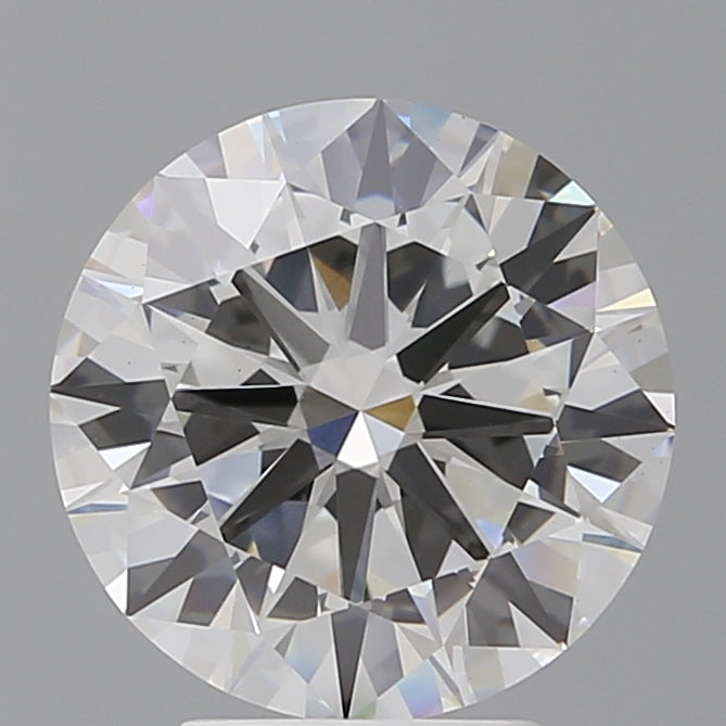 3.92 Carat Round Shaped, Excellent Cut, F Color, VS1 Clarity, IGI Certified Lab Grown Diamond