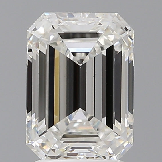 2.58 Carat Emerald Shaped, Ideal Cut, E Color, VVS2 Clarity, IGI Certified Lab Grown Diamond
