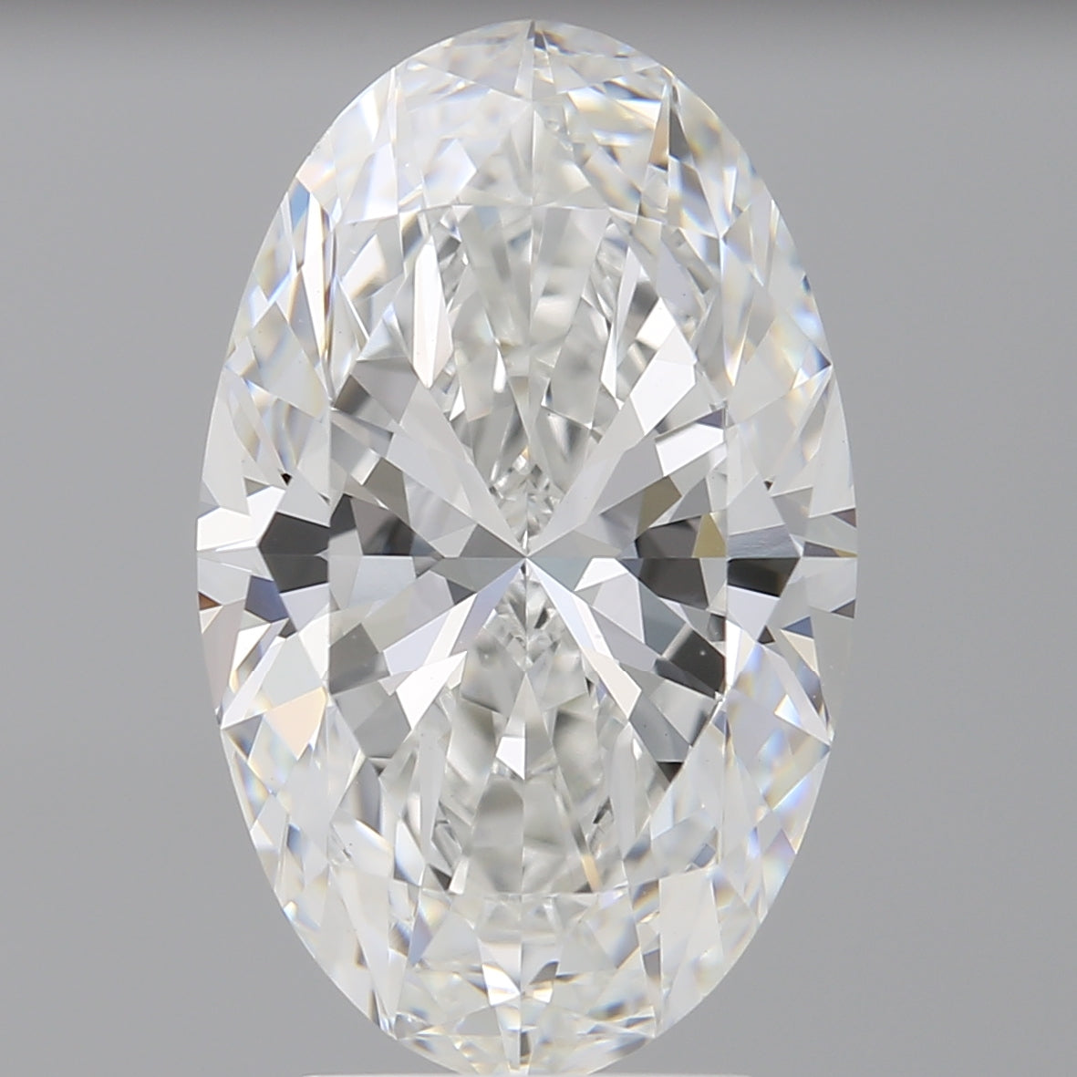 4.10 Carat Oval Shaped, Ideal Cut, E Color, VVS2 Clarity, IGI Certified Lab Grown Diamond