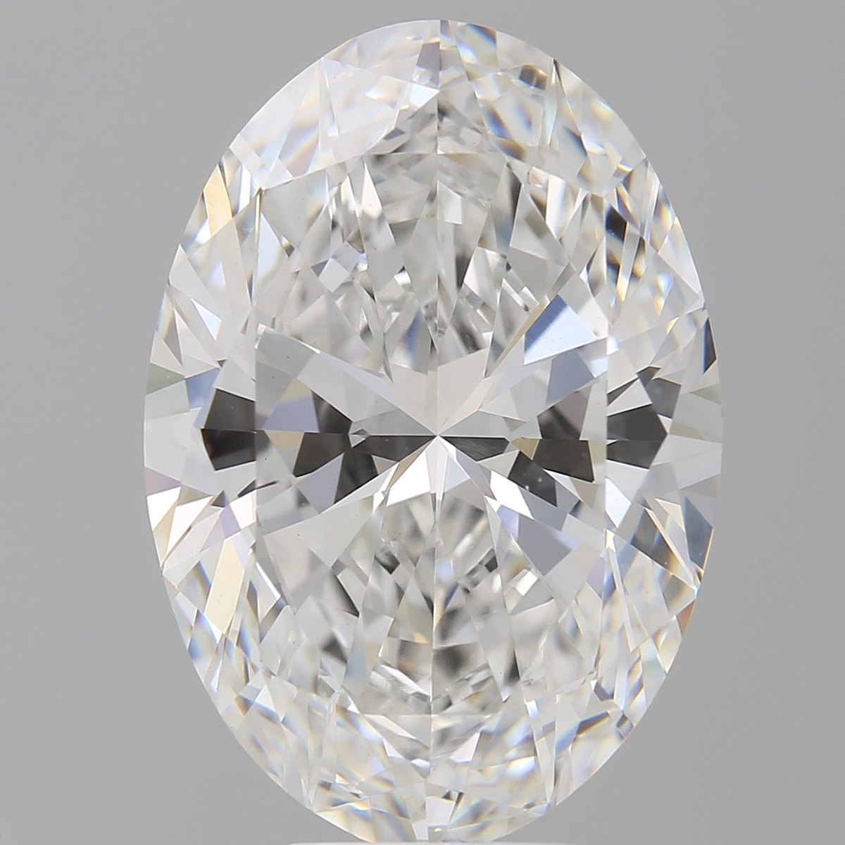 9.07 Carat Oval Shaped, Ideal Cut, F Color, VVS2 Clarity, IGI Certified Lab Grown Diamond