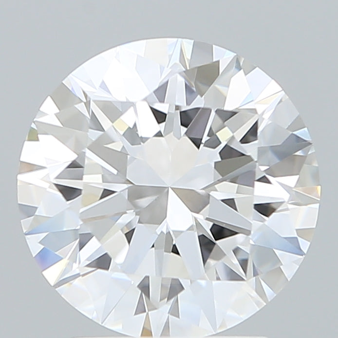 2.59 Carat Round Shaped, Ideal Cut, D Color, VVS2 Clarity, IGI Certified Lab Grown Diamond