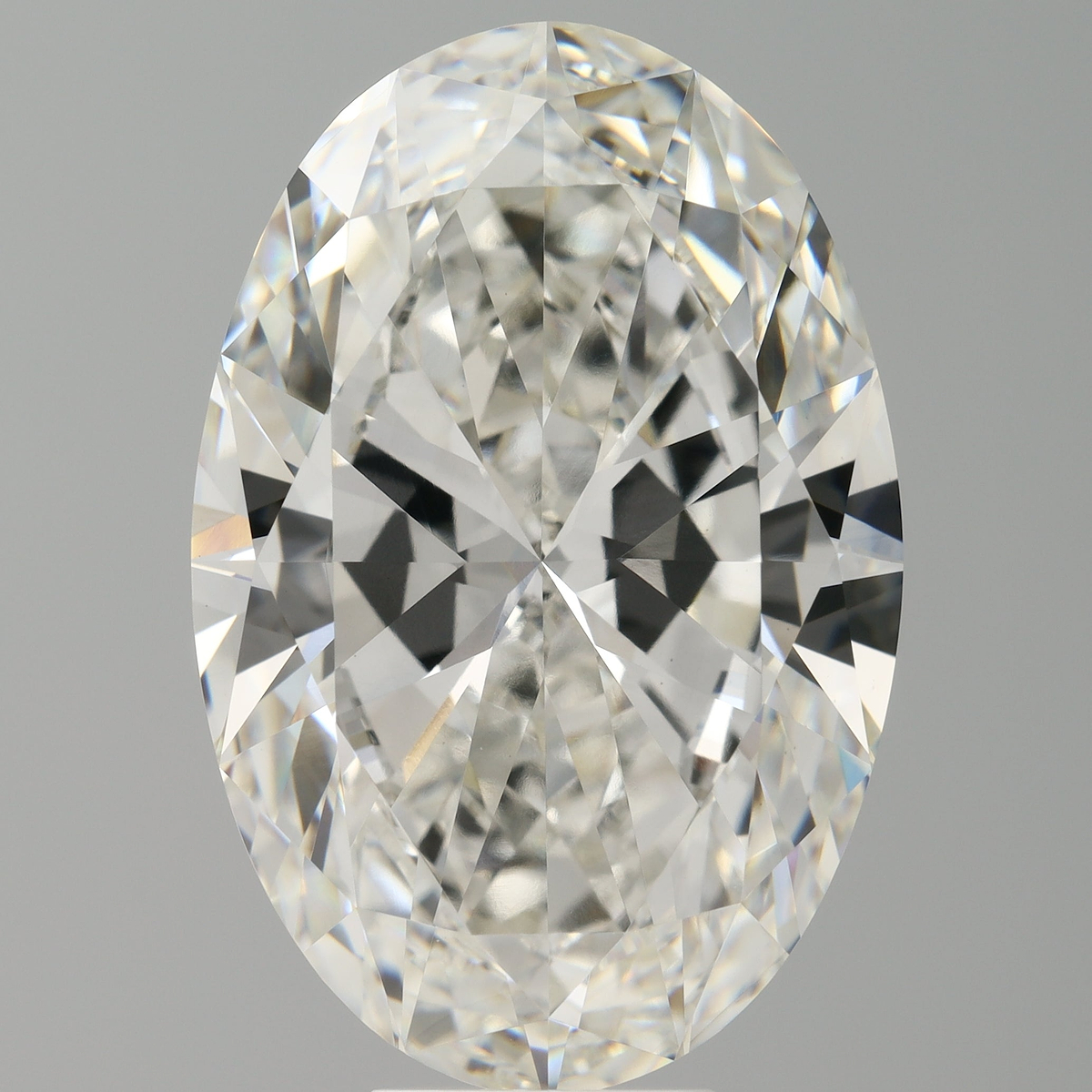 10.06 Carat Oval Shaped, Ideal Cut, F Color, VVS2 Clarity, IGI Certified Lab Grown Diamond
