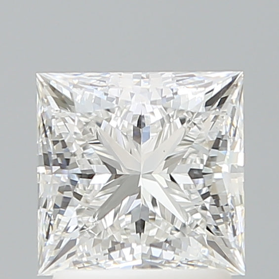 2.03 Carat Princess Shaped, Ideal Cut, D Color, VVS2 Clarity, IGI Certified Lab Grown Diamond