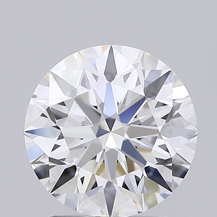 2.04 Carat Round Shaped, Ideal Cut, E Color, IF Clarity, IGI Certified Lab Grown Diamond