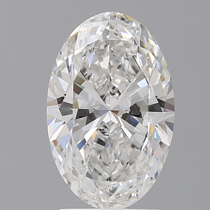2.60 Carat Oval Shaped, Ideal Cut, D Color, VS1 Clarity, IGI Certified Lab Grown Diamond
