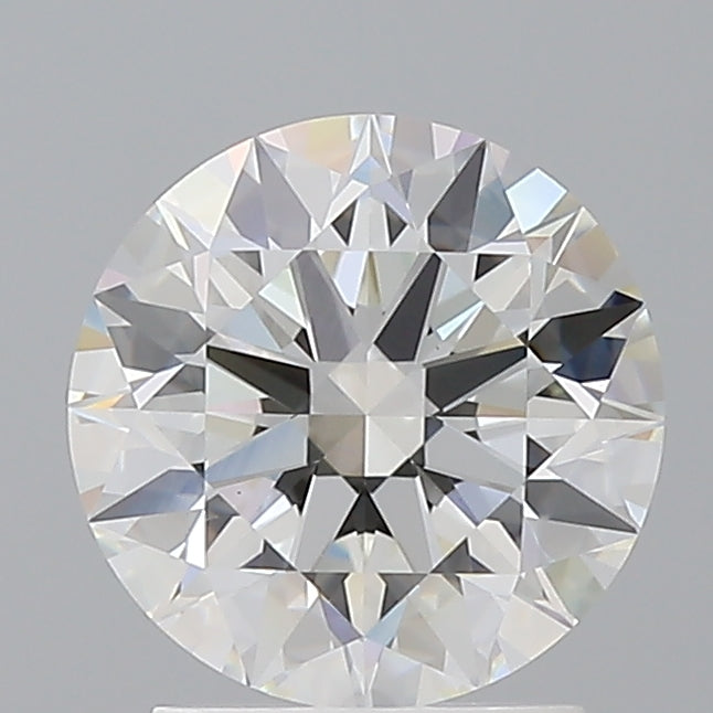 2.10 Carat Round Shaped, Ideal Cut, F Color, VS1 Clarity, IGI Certified Lab Grown Diamond