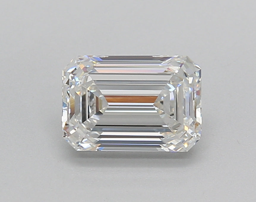 1.29 Carat Emerald Shaped, Very Good Cut, E Color, VVS2 Clarity, IGI Certified Lab Grown Diamond