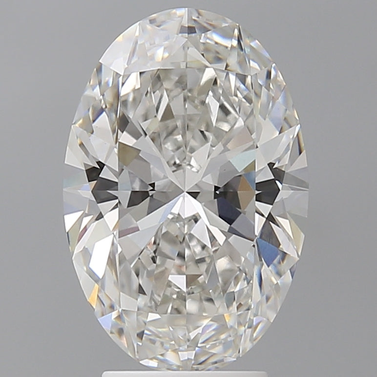 4.09 Carat Oval Shaped, Excellent Cut, F Color, VVS2 Clarity, IGI Certified Lab Grown Diamond