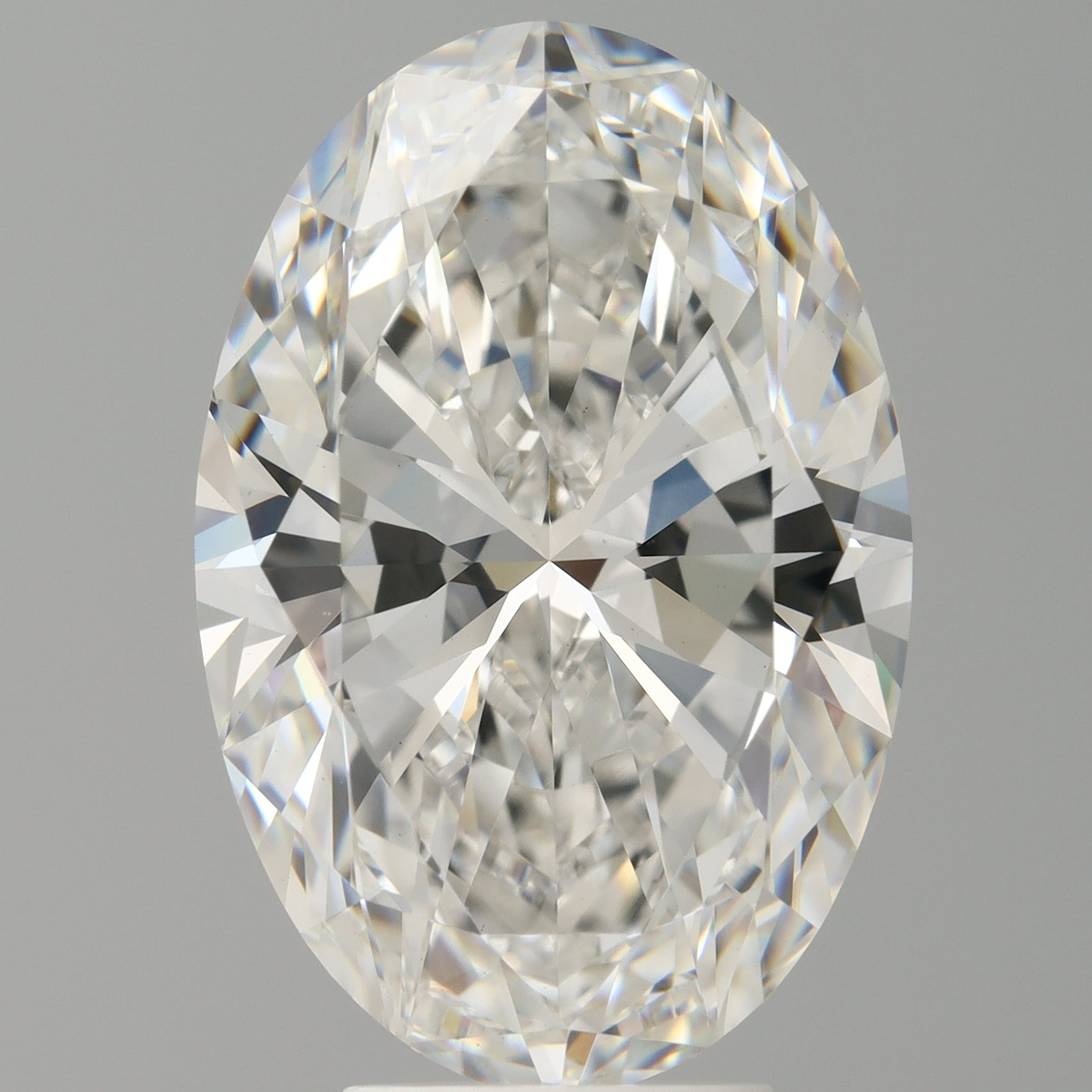 6.01 Carat Oval Shaped, Ideal Cut, F Color, VVS2 Clarity, IGI Certified Lab Grown Diamond