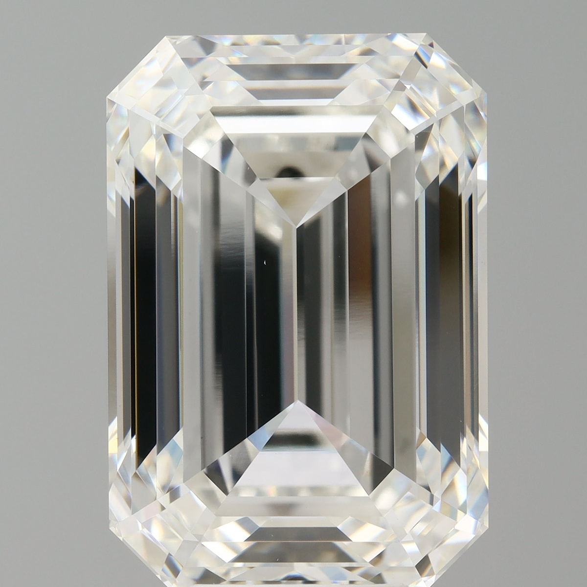 10.05 Carat Emerald Shaped, Ideal Cut, F Color, VS1 Clarity, IGI Certified Lab Grown Diamond