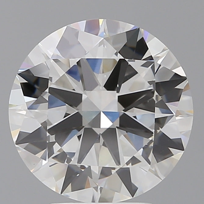 4.52 Carat Round Shaped, Excellent Cut, F Color, VS1 Clarity, IGI Certified Lab Grown Diamond
