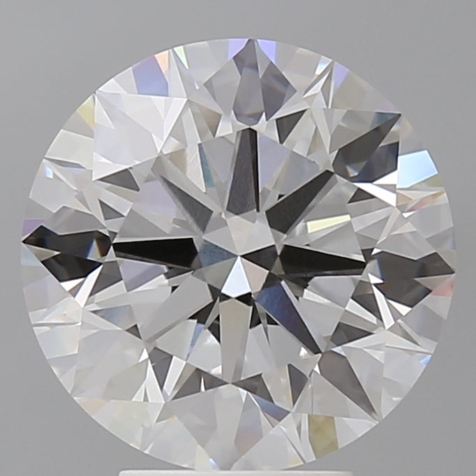 5.09 Carat Round Shaped, Ideal Cut, F Color, VVS2 Clarity, IGI Certified Lab Grown Diamond