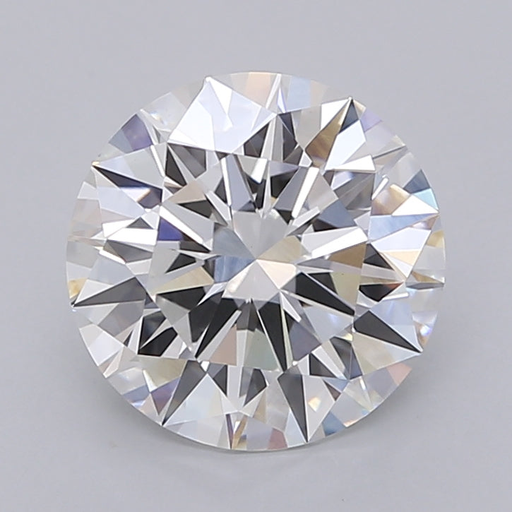 3.02 Carat Round Shaped, Ideal Cut, E Color, VVS2 Clarity, IGI Certified Lab Grown Diamond