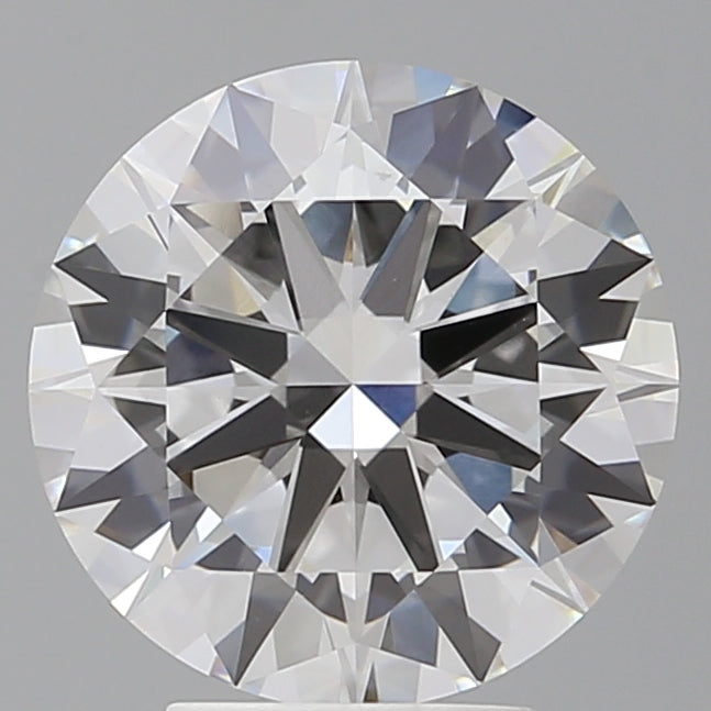 4.04 Carat Round Shaped, Excellent Cut, F Color, VVS2 Clarity, IGI Certified Lab Grown Diamond