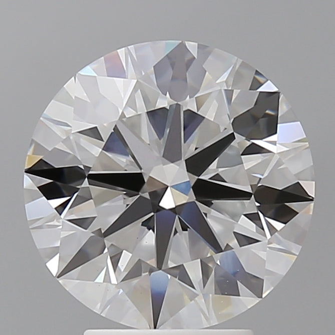 4.08 Carat Round Shaped, Ideal Cut, E Color, VS1 Clarity, IGI Certified Lab Grown Diamond