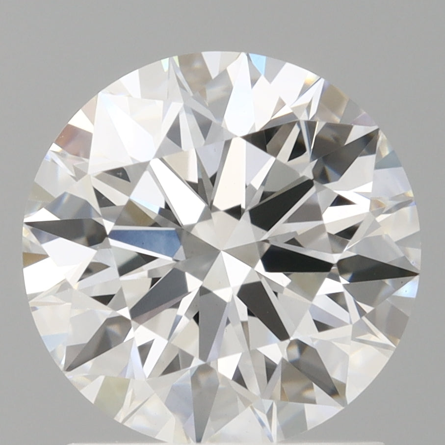 1.53 Carat Round Shaped, Ideal Cut, D Color, VVS2 Clarity, IGI Certified Lab Grown Diamond
