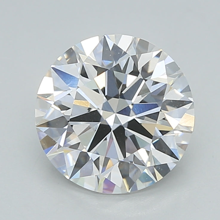 2.05 Carat Round Shaped, Ideal Cut, E Color, VVS2 Clarity, IGI Certified Lab Grown Diamond