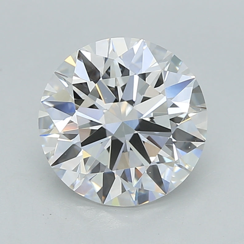 2.26 Carat Round Shaped, Ideal Cut, E Color, VVS2 Clarity, IGI Certified Lab Grown Diamond