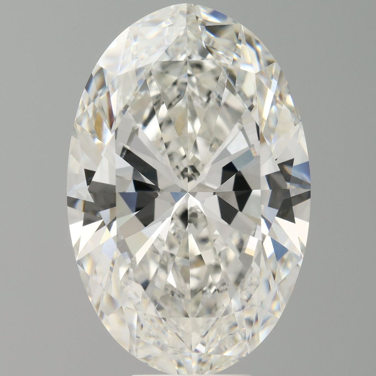 10.01 Carat Oval Shaped, Ideal Cut, F Color, VVS2 Clarity, IGI Certified Lab Grown Diamond